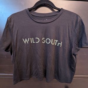 Wild South Nobody Owes You Shit Crop Tee